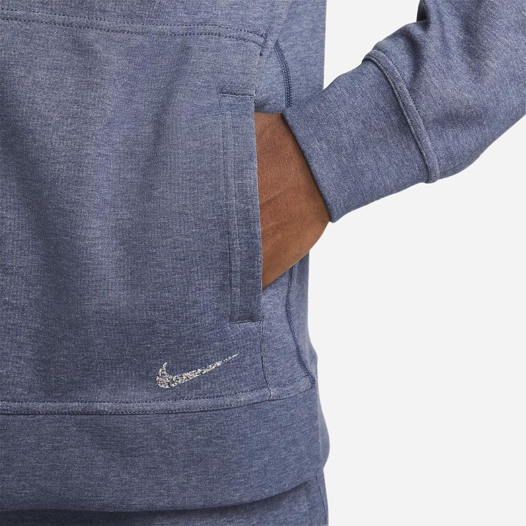 Nike Yoga Dri-FIT Men&#039;s Full-Zip Fleece Hoodie DQ4876-410