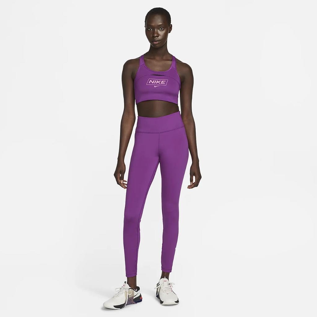 Nike Pro Swoosh Women&#039;s Medium-Support Non-Padded Graphic Sports Bra DQ5252-503
