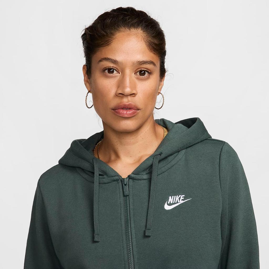Nike Sportswear Club Fleece Women&#039;s Full-Zip Hoodie DQ5471-338