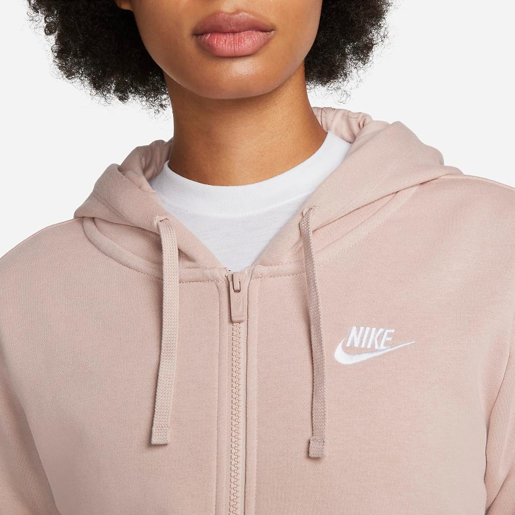 Nike Sportswear Club Fleece Women&#039;s Full-Zip Hoodie DQ5471-601