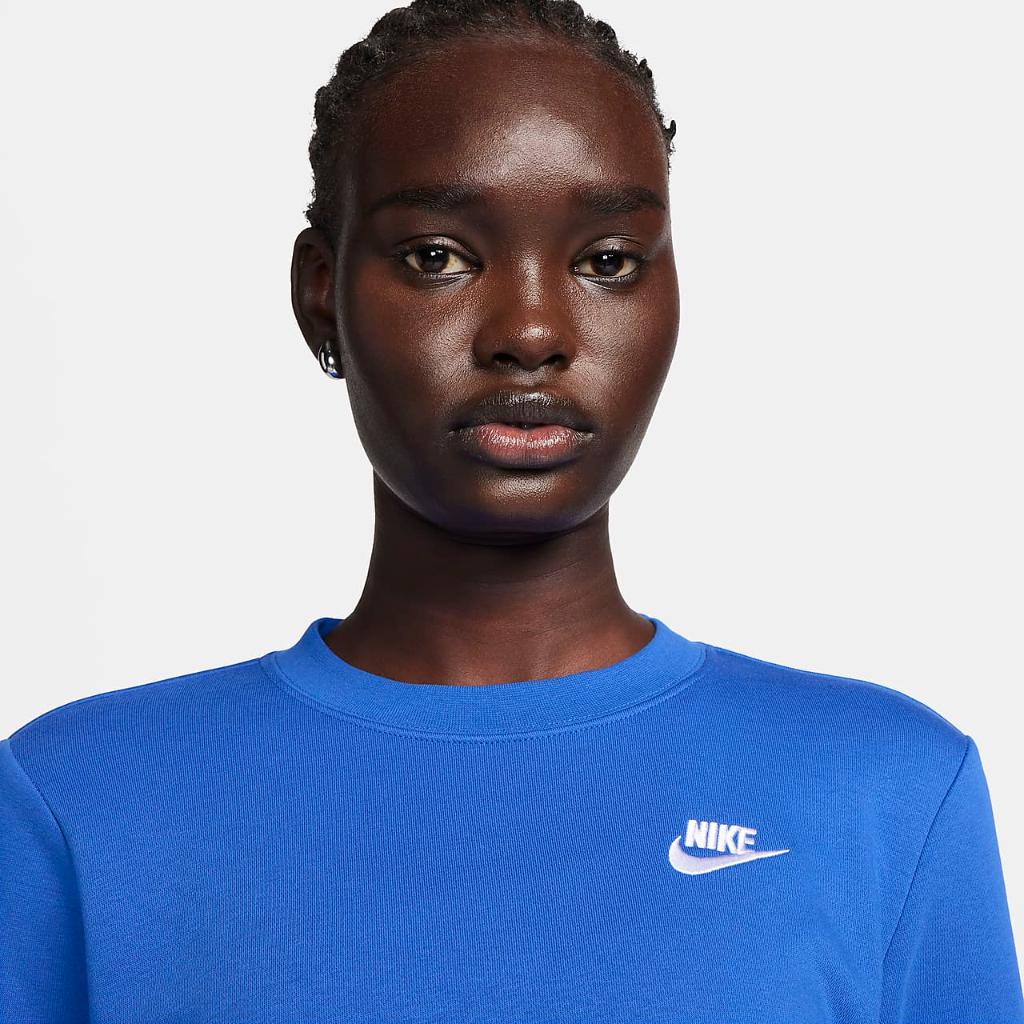 Nike Sportswear Club Fleece Women&#039;s Crew-Neck Sweatshirt DQ5473-480