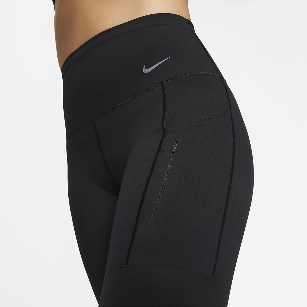Nike Go Women&#039;s Firm-Support High-Waisted 7/8 Leggings with Pockets DQ5636-010
