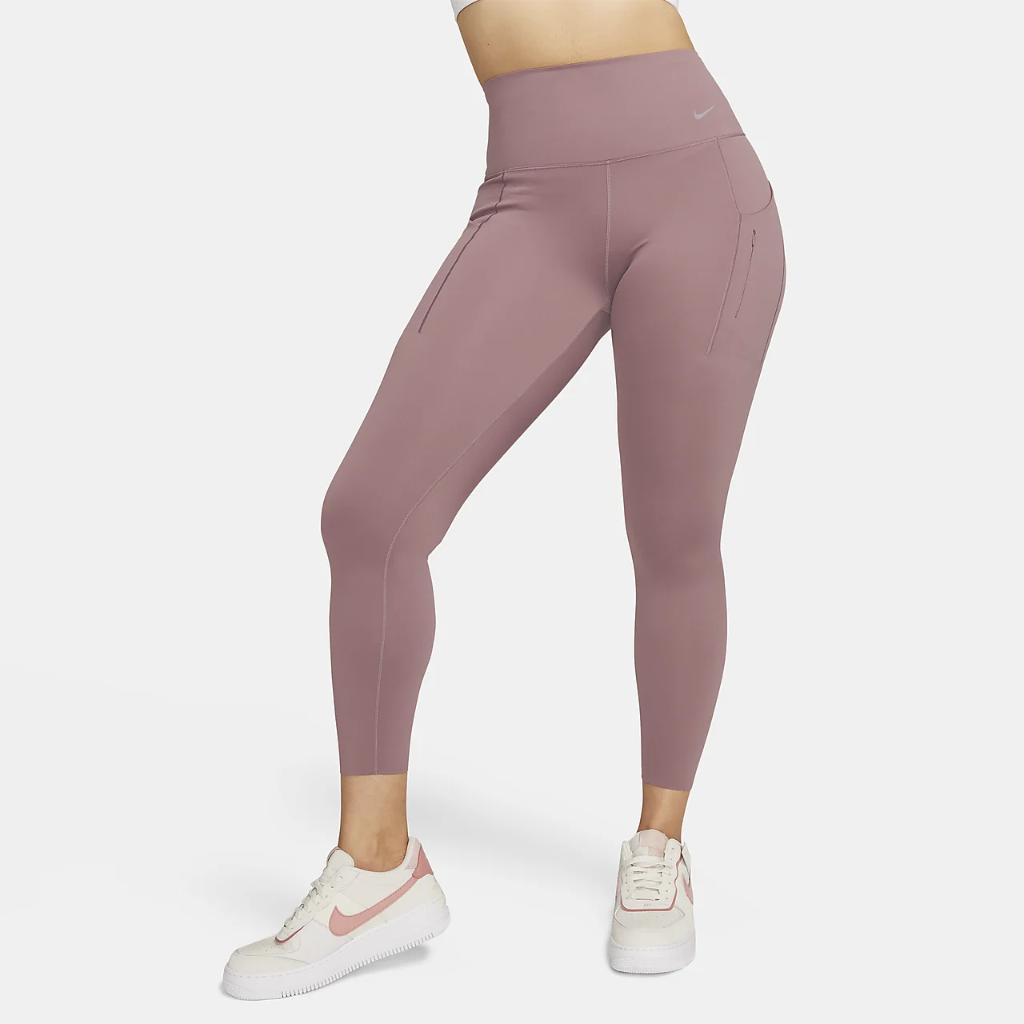 Nike Go Women&#039;s Firm-Support High-Waisted 7/8 Leggings with Pockets DQ5636-208