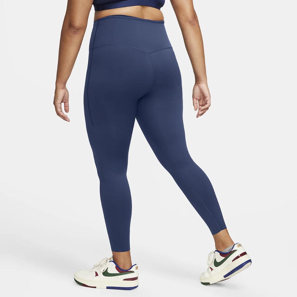 Nike Go Women&#039;s Firm-Support High-Waisted 7/8 Leggings with Pockets DQ5636-410