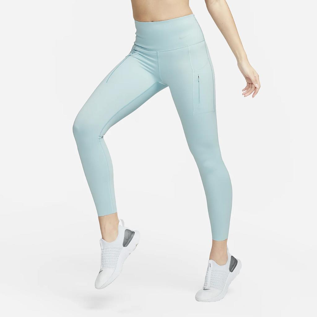 Nike Go Women&#039;s Firm-Support High-Waisted 7/8 Leggings with Pockets DQ5636-442