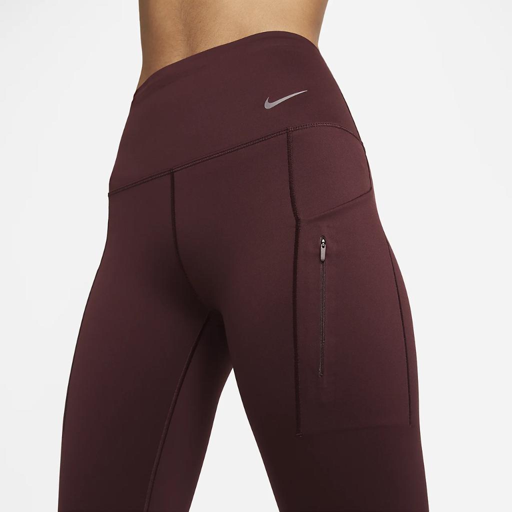 Nike Go Women&#039;s Firm-Support High-Waisted 7/8 Leggings with Pockets DQ5636-652