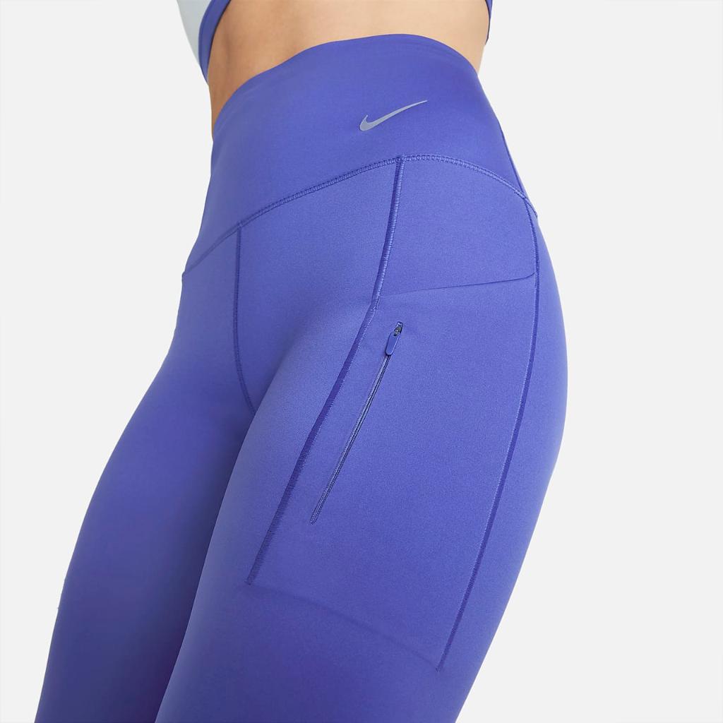 Nike Go Women&#039;s Firm-Support High-Waisted Full-Length Leggings with Pockets DQ5668-430
