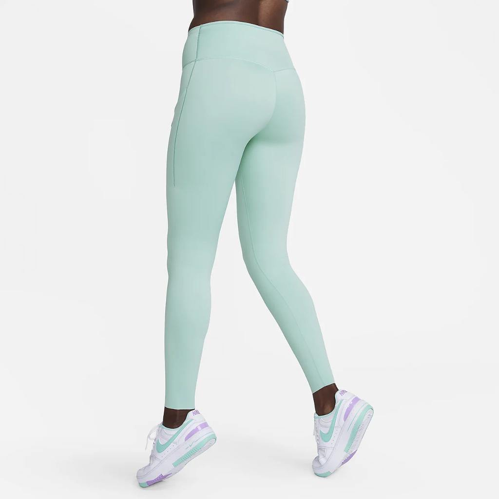 Nike Go Women&#039;s Firm-Support Mid-Rise Full-Length Leggings with Pockets DQ5672-309