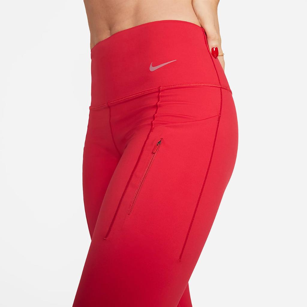 Nike Go Women&#039;s Firm-Support Mid-Rise Full-Length Leggings with Pockets DQ5672-657