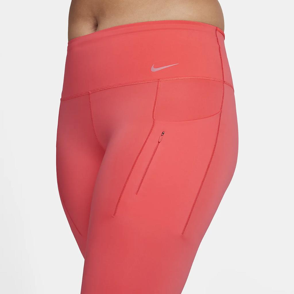 Nike Go Women&#039;s Firm-Support Mid-Rise Full-Length Leggings with Pockets DQ5672-850