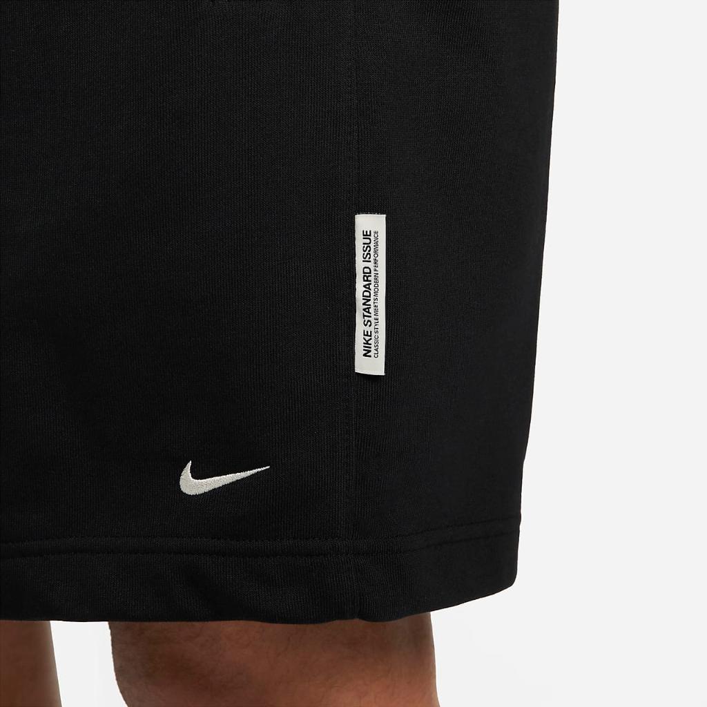 Nike Dri-FIT Standard Issue Men&#039;s 8&quot; French Terry Basketball Shorts DQ5712-010