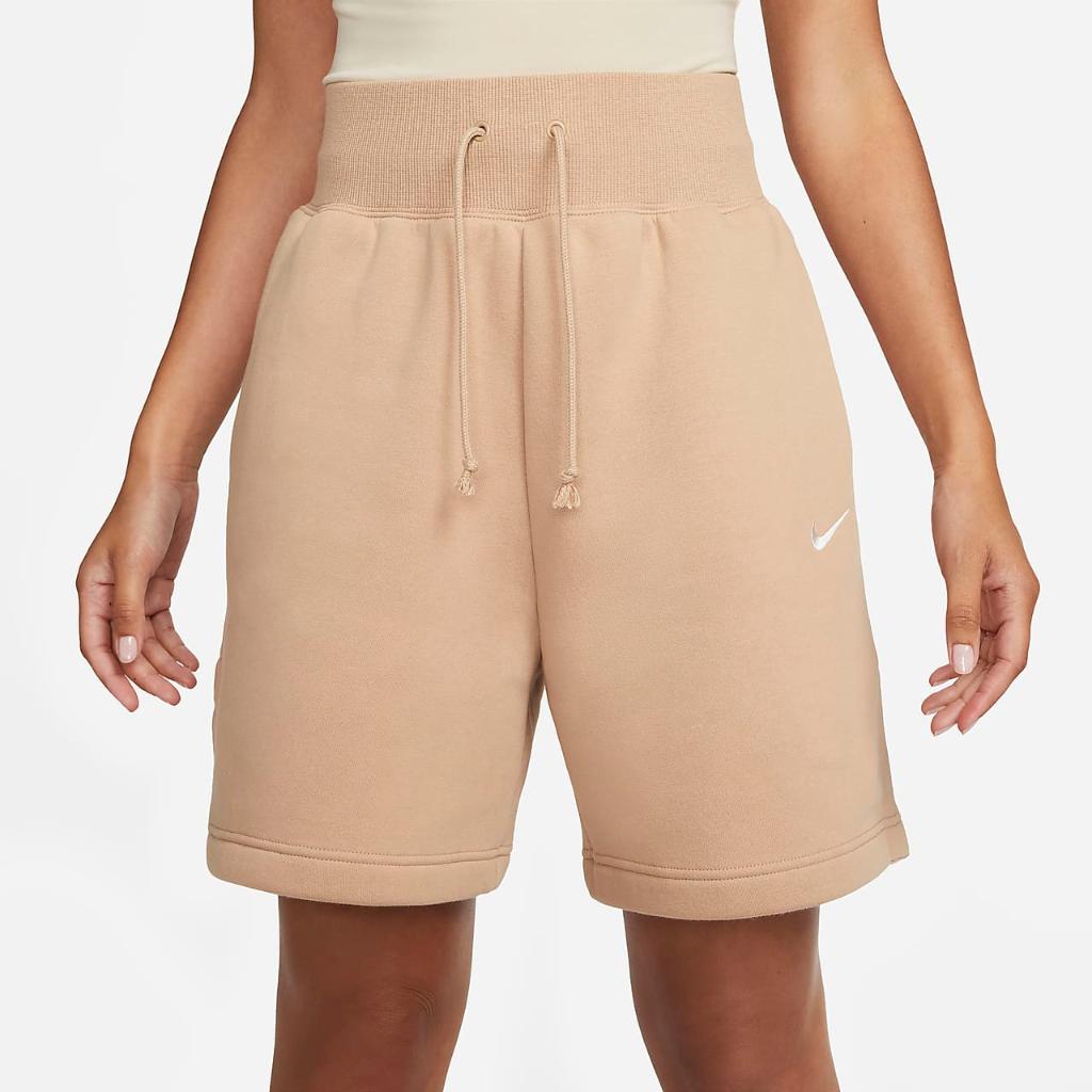 Nike Sportswear Phoenix Fleece Women&#039;s High-Waisted Shorts DQ5717-200