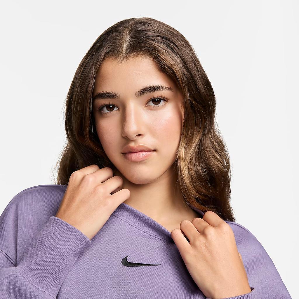 Nike Sportswear Phoenix Fleece Women&#039;s Oversized Crew-Neck Sweatshirt DQ5733-509