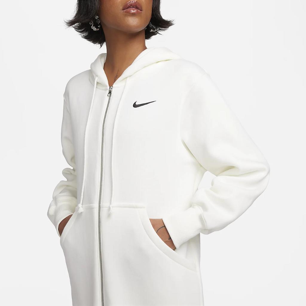 Nike Sportswear Phoenix Fleece Women&#039;s Oversized Long Full-Zip Hoodie DQ5745-133