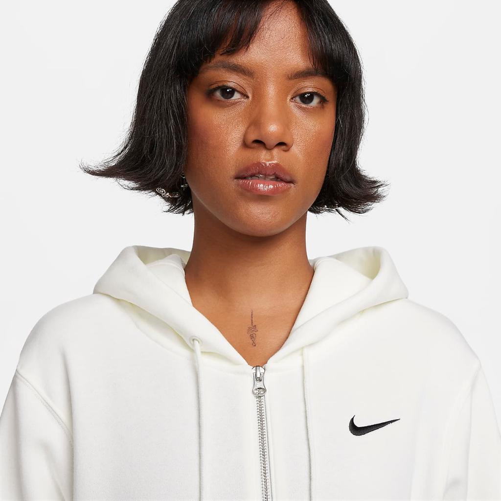 Nike Sportswear Phoenix Fleece Women&#039;s Oversized Long Full-Zip Hoodie DQ5745-133