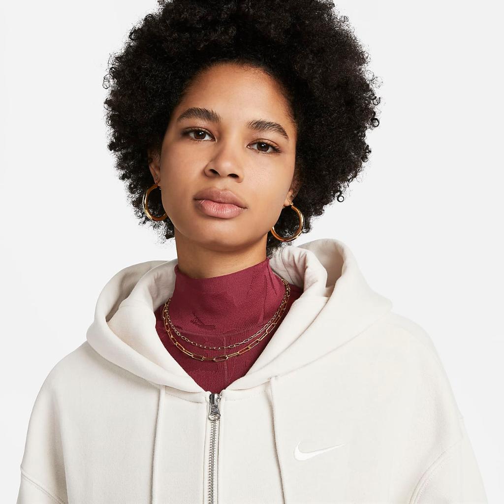 Nike Sportswear Phoenix Fleece Women&#039;s Oversized Full-Zip Hoodie DQ5758-104