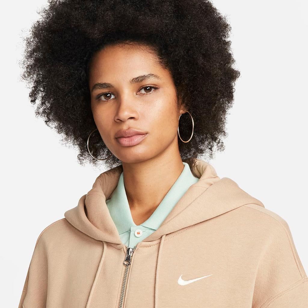 Nike Sportswear Phoenix Fleece Women&#039;s Oversized Full-Zip Hoodie DQ5758-200