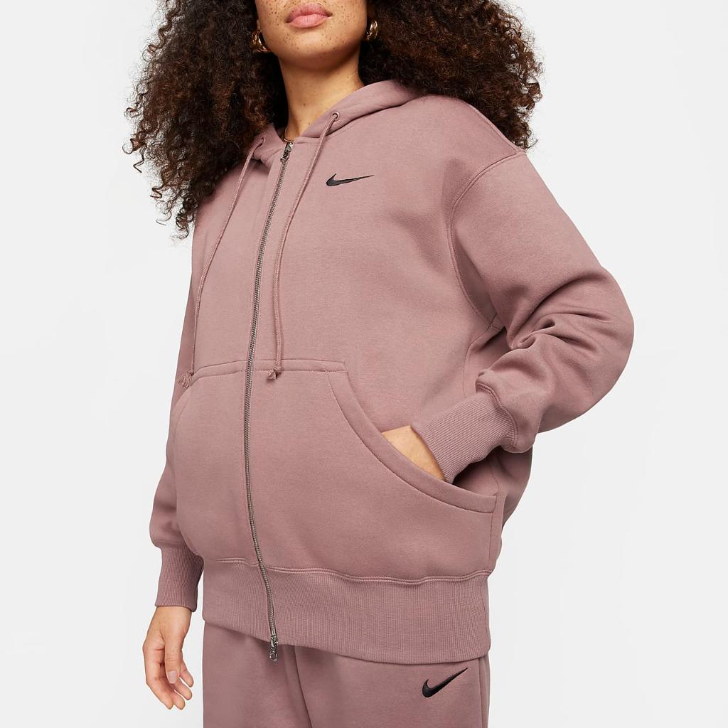 Nike Sportswear Phoenix Fleece Women&#039;s Oversized Full-Zip Hoodie DQ5758-208