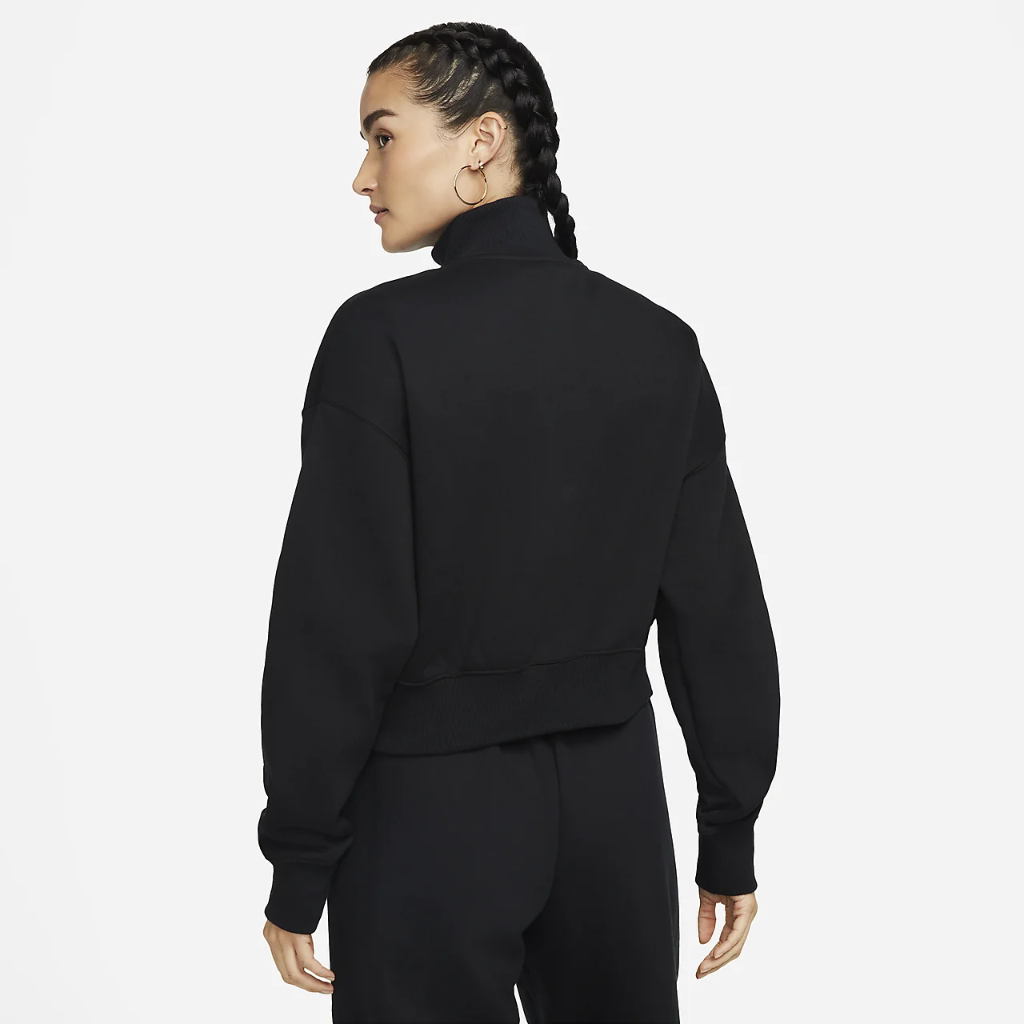 Nike Sportswear Phoenix Fleece Women&#039;s Oversized 1/2-Zip Crop Sweatshirt DQ5767-010