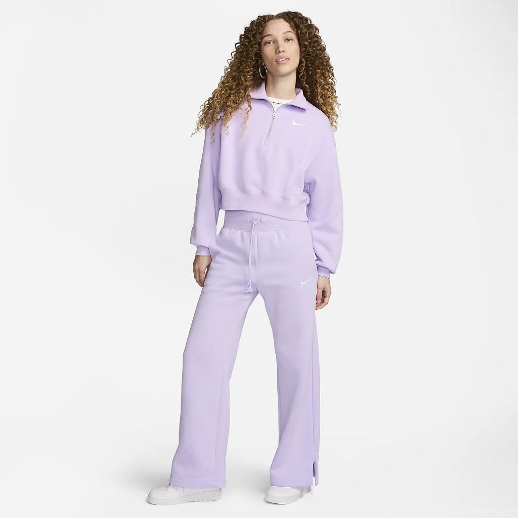 Nike Sportswear Phoenix Fleece Women&#039;s 1/2-Zip Cropped Sweatshirt DQ5767-511