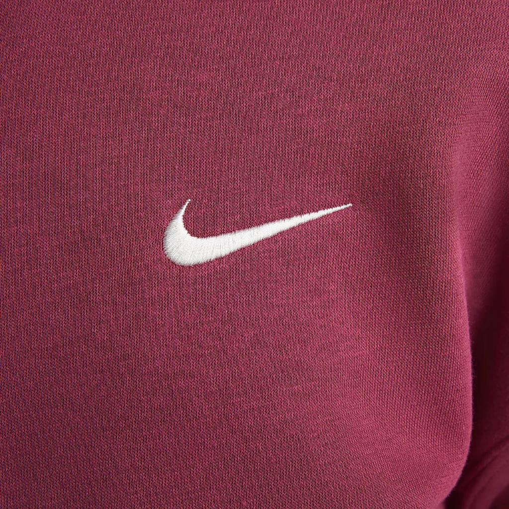 Nike Sportswear Phoenix Fleece Women&#039;s Oversized 1/2-Zip Crop Sweatshirt DQ5767-653