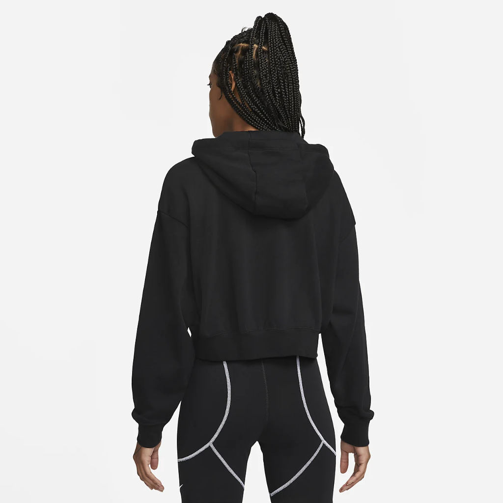 Nike Sportswear Club Fleece Women&#039;s Oversized Crop Graphic Hoodie DQ5850-010