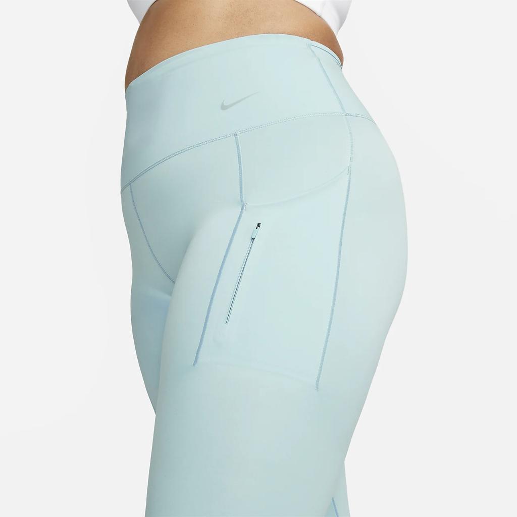 Nike Go Women&#039;s Firm-Support High-Waisted Cropped Leggings with Pockets DQ5881-442