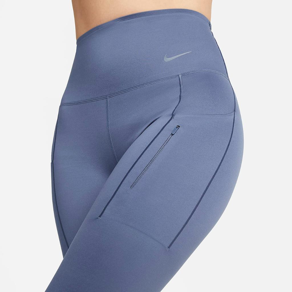 Nike Go Women&#039;s Firm-Support High-Waisted Cropped Leggings with Pockets DQ5881-491
