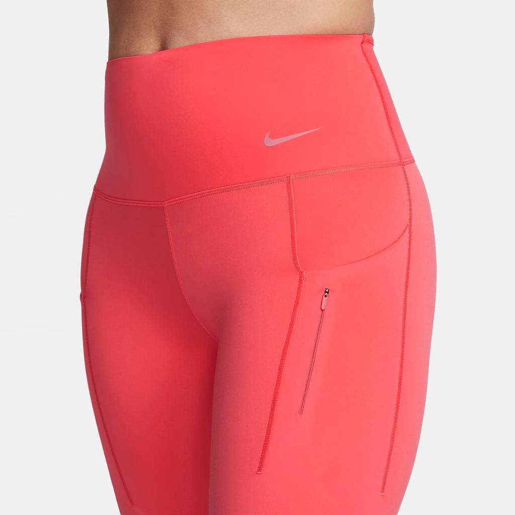 Nike Go Women&#039;s Firm-Support High-Waisted Cropped Leggings with Pockets DQ5881-850