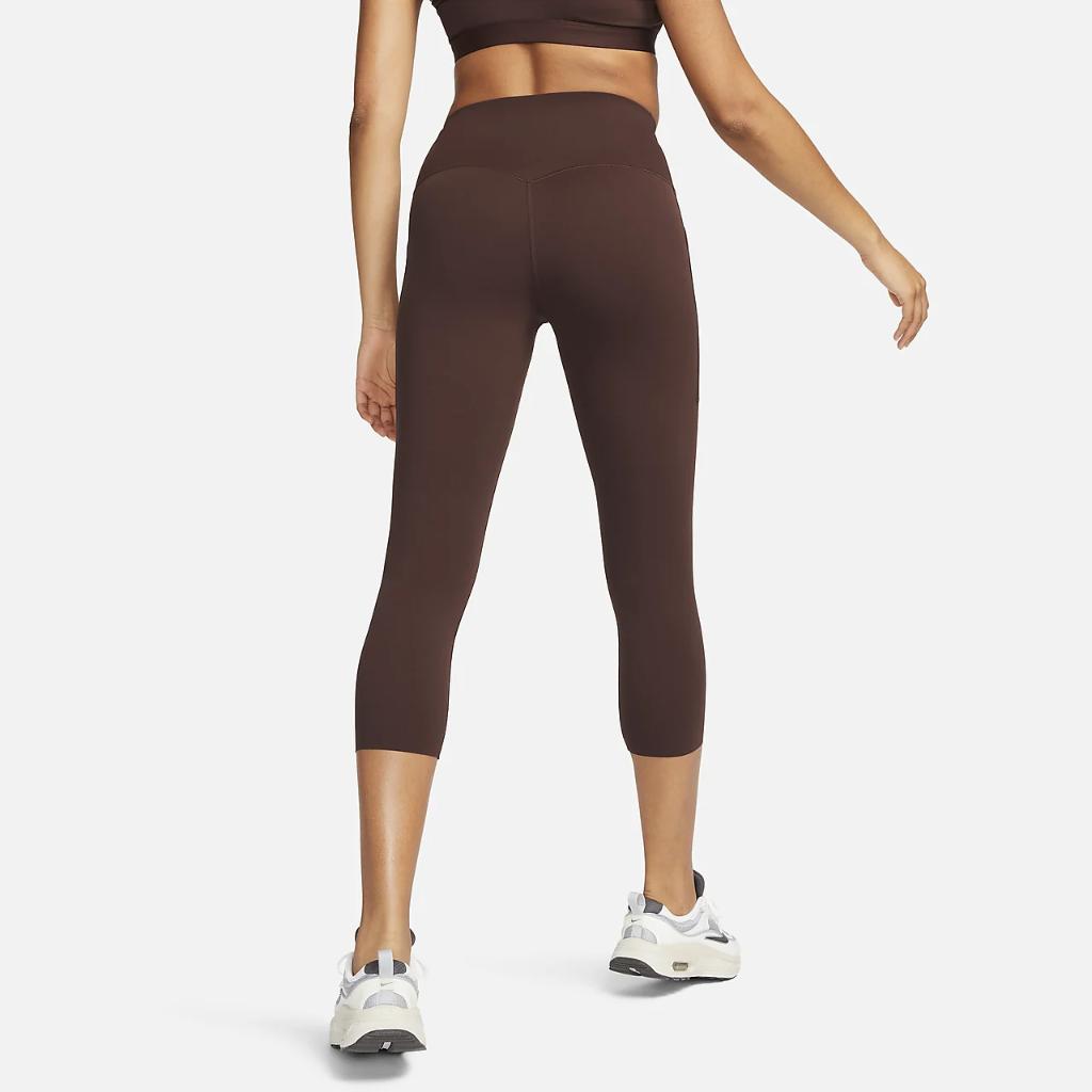 Nike Universa Women&#039;s Medium-Support High-Waisted Cropped Leggings with Pockets DQ5893-227