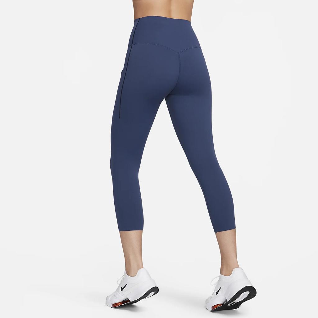 Nike Universa Women&#039;s Medium-Support High-Waisted Cropped Leggings with Pockets DQ5893-410