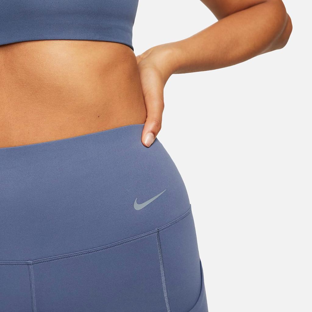 Nike Universa Women&#039;s Medium-Support High-Waisted Cropped Leggings with Pockets DQ5893-491