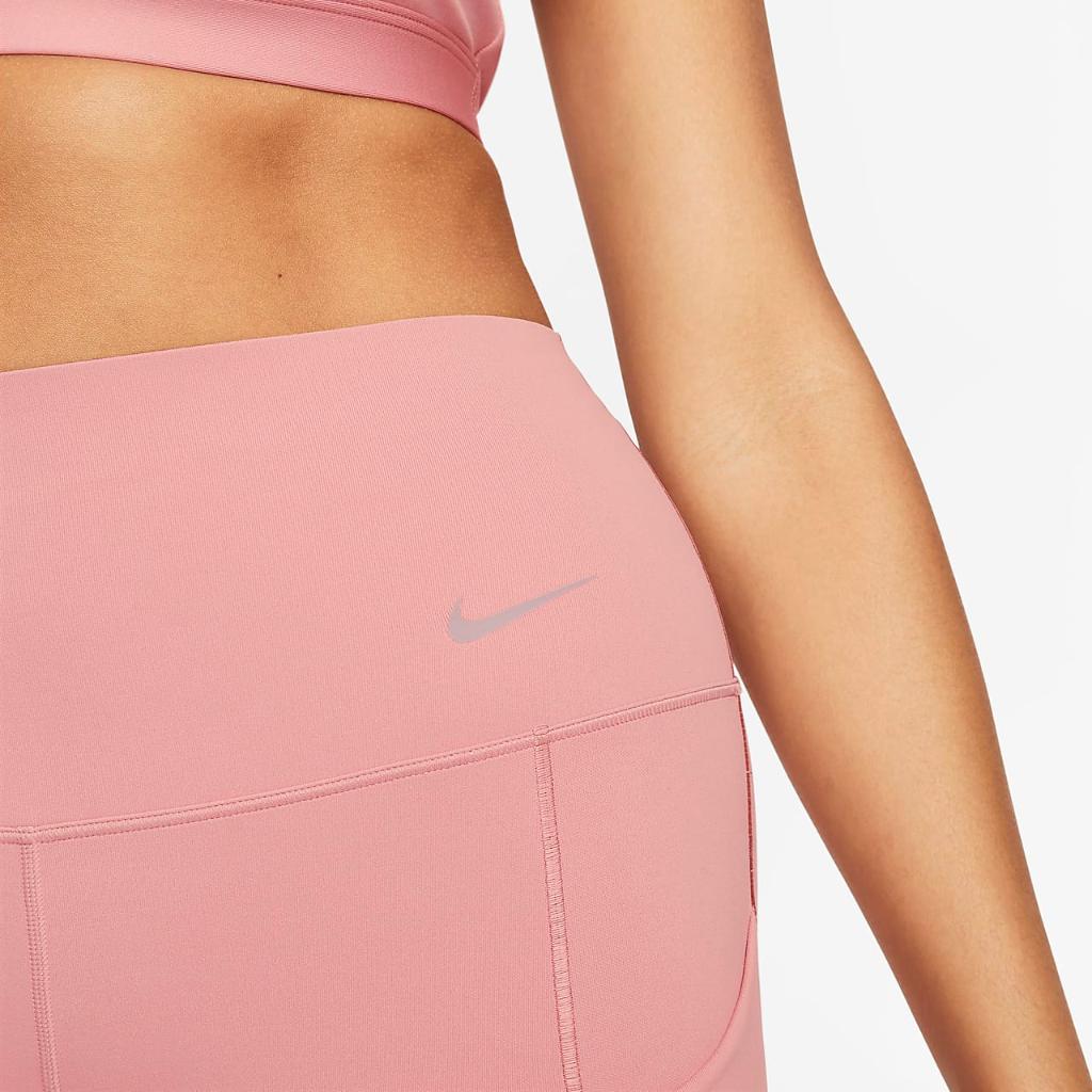 Nike Universa Women&#039;s Medium-Support High-Waisted Cropped Leggings with Pockets DQ5893-618