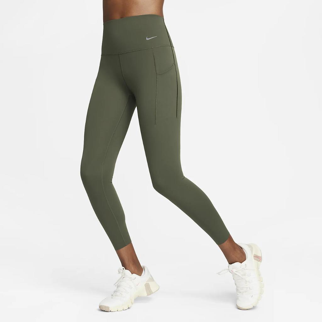 Nike Universa Women&#039;s Medium-Support High-Waisted 7/8 Leggings with Pockets DQ5897-325