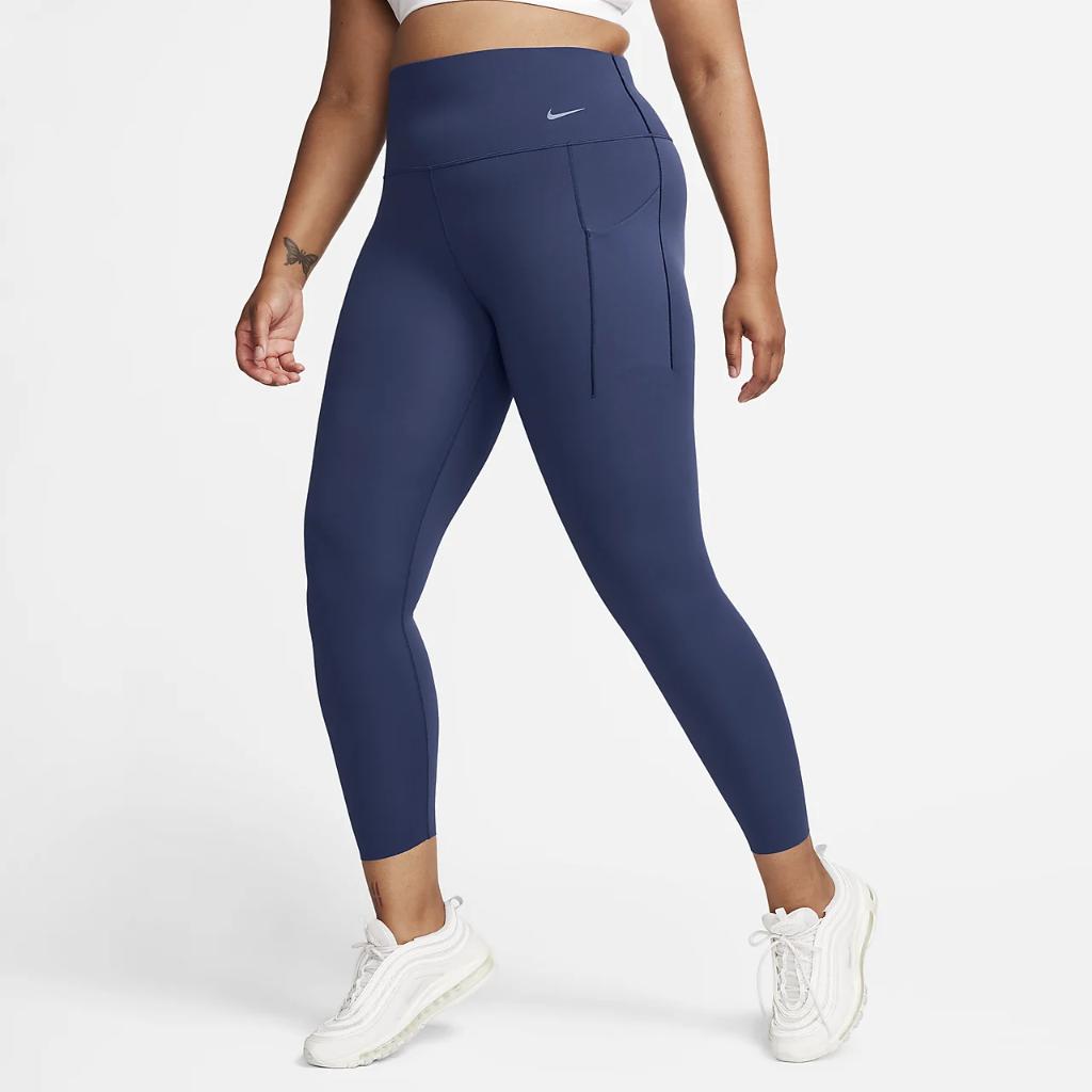 Nike Universa Women&#039;s Medium-Support High-Waisted 7/8 Leggings with Pockets DQ5897-410
