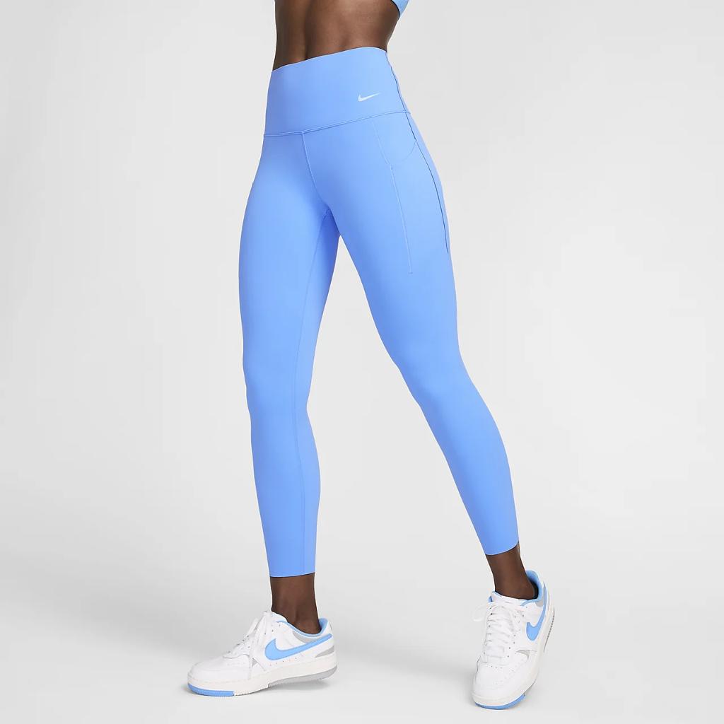Nike Universa Women&#039;s Medium-Support High-Waisted 7/8 Leggings with Pockets DQ5897-414