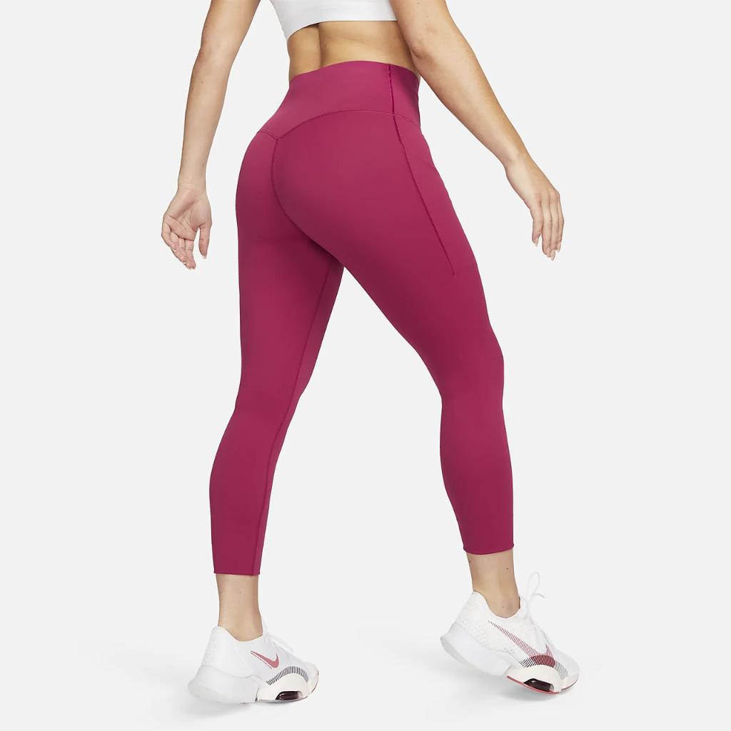 Nike Universa Women&#039;s Medium-Support High-Waisted 7/8 Leggings with Pockets DQ5897-620