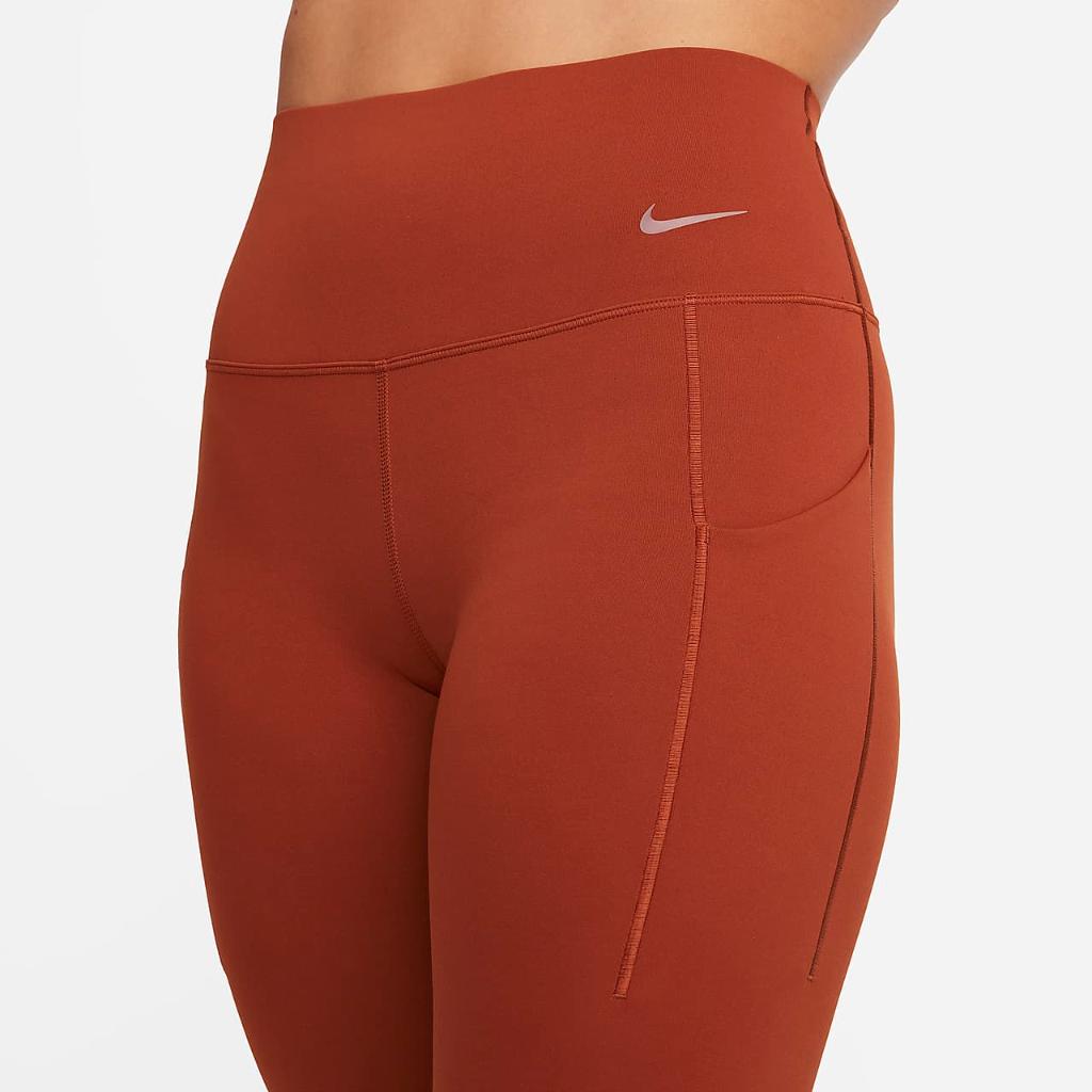 Nike Universa Women&#039;s Medium-Support High-Waisted 7/8 Leggings with Pockets DQ5897-832