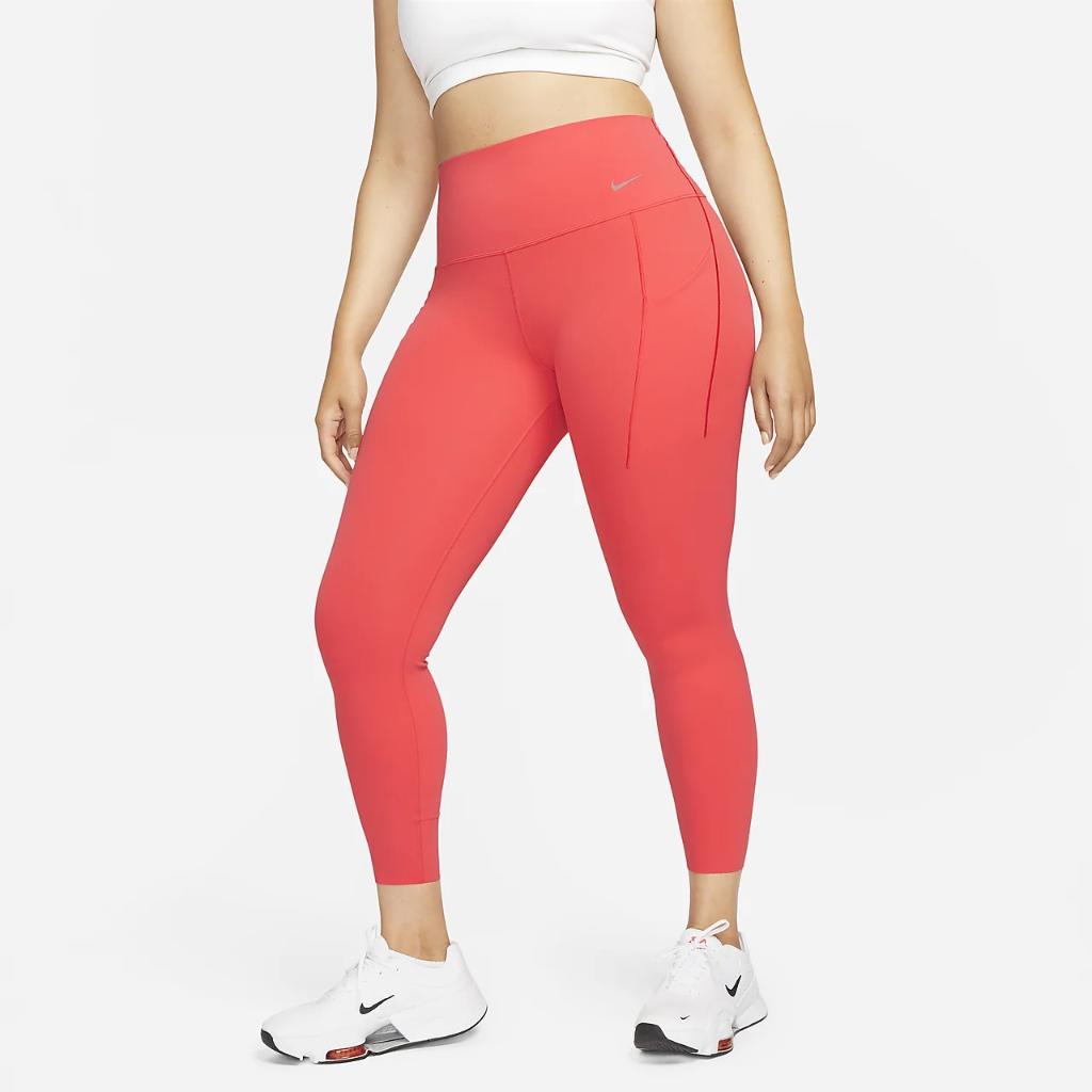 Nike Universa Women&#039;s Medium-Support High-Waisted 7/8 Leggings with Pockets DQ5897-850