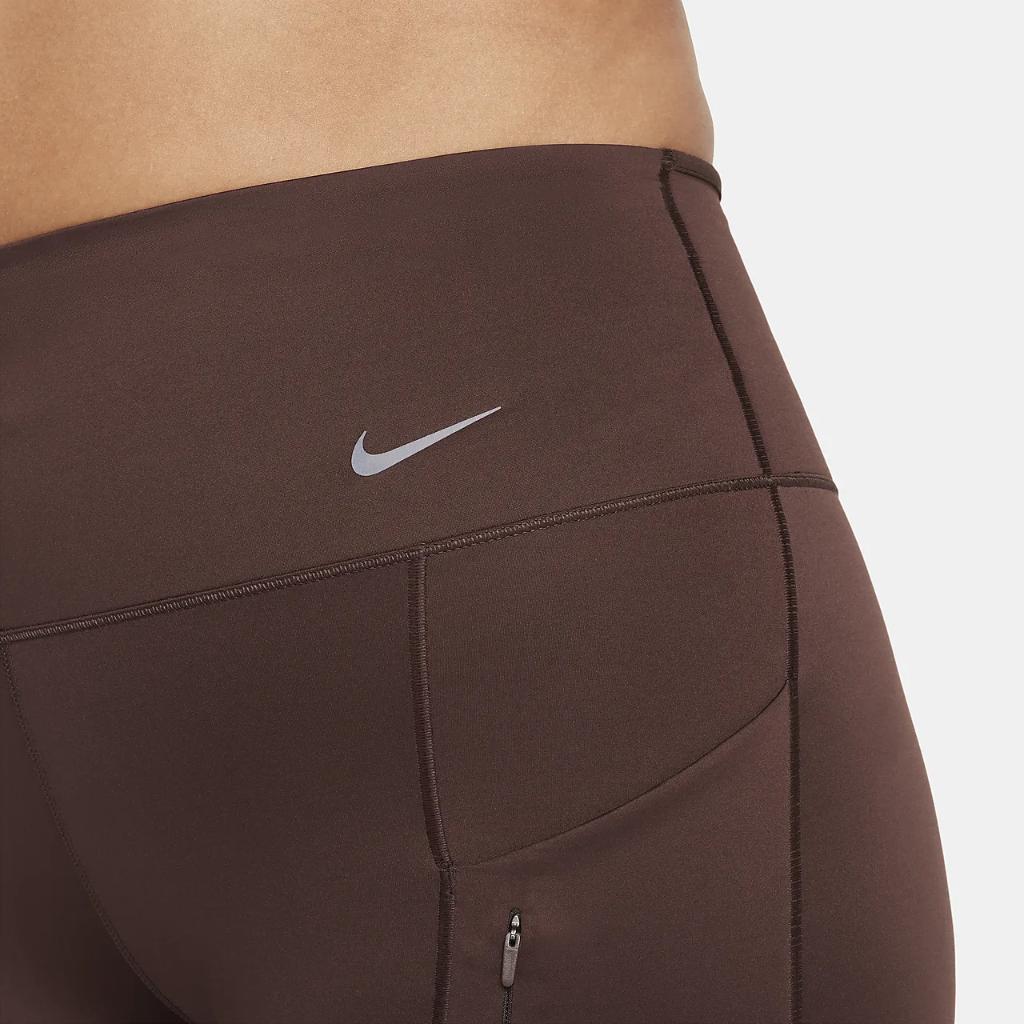 Nike Go Women&#039;s Firm-Support High-Waisted 8&quot; Biker Shorts with Pockets DQ5923-227