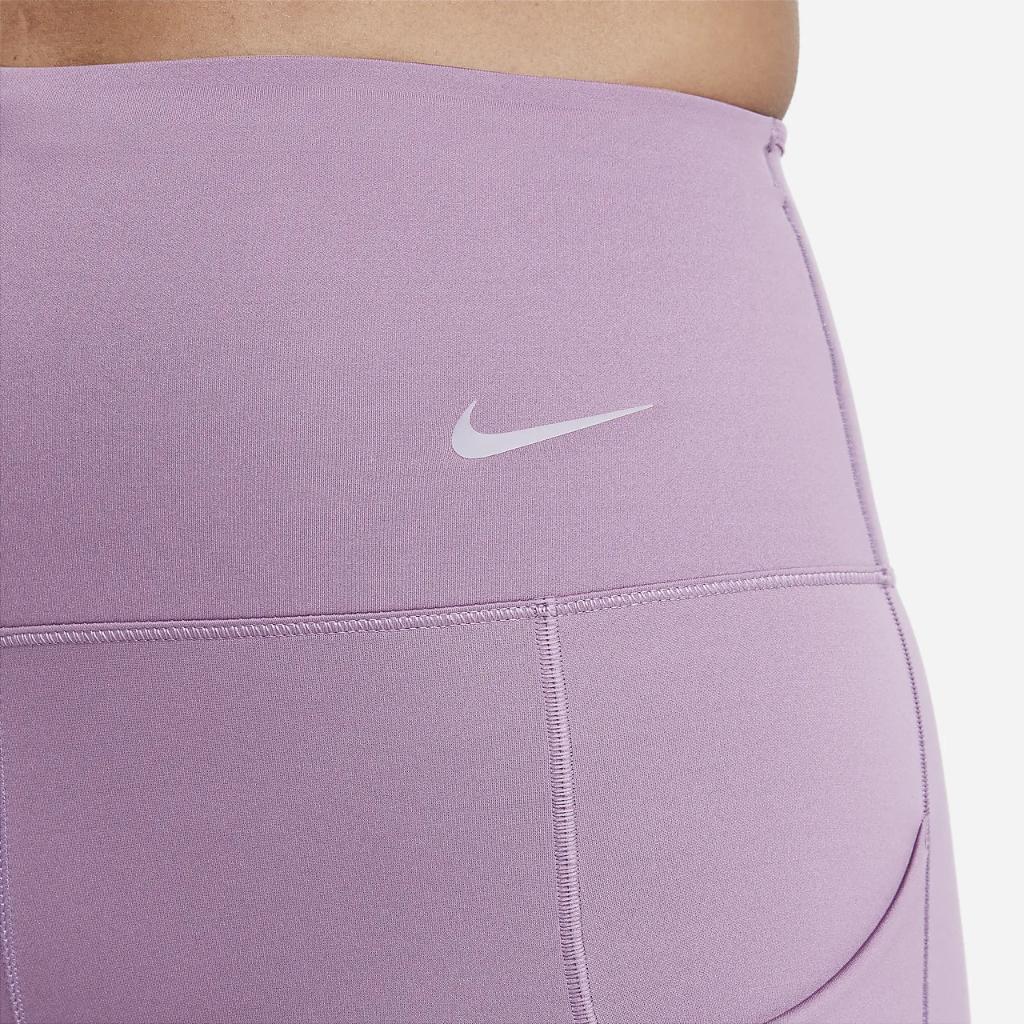 Nike Go Women&#039;s Firm-Support High-Waisted 8&quot; Biker Shorts with Pockets DQ5923-536