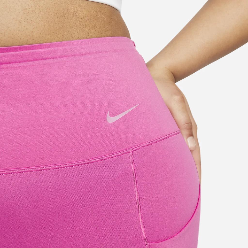 Nike Go Women&#039;s Firm-Support High-Waisted 8&quot; Biker Shorts with Pockets DQ5923-623