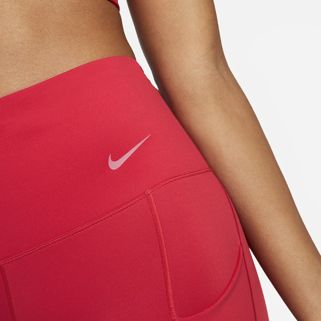 Nike Go Women&#039;s Firm-Support High-Waisted 8&quot; Biker Shorts with Pockets DQ5923-657