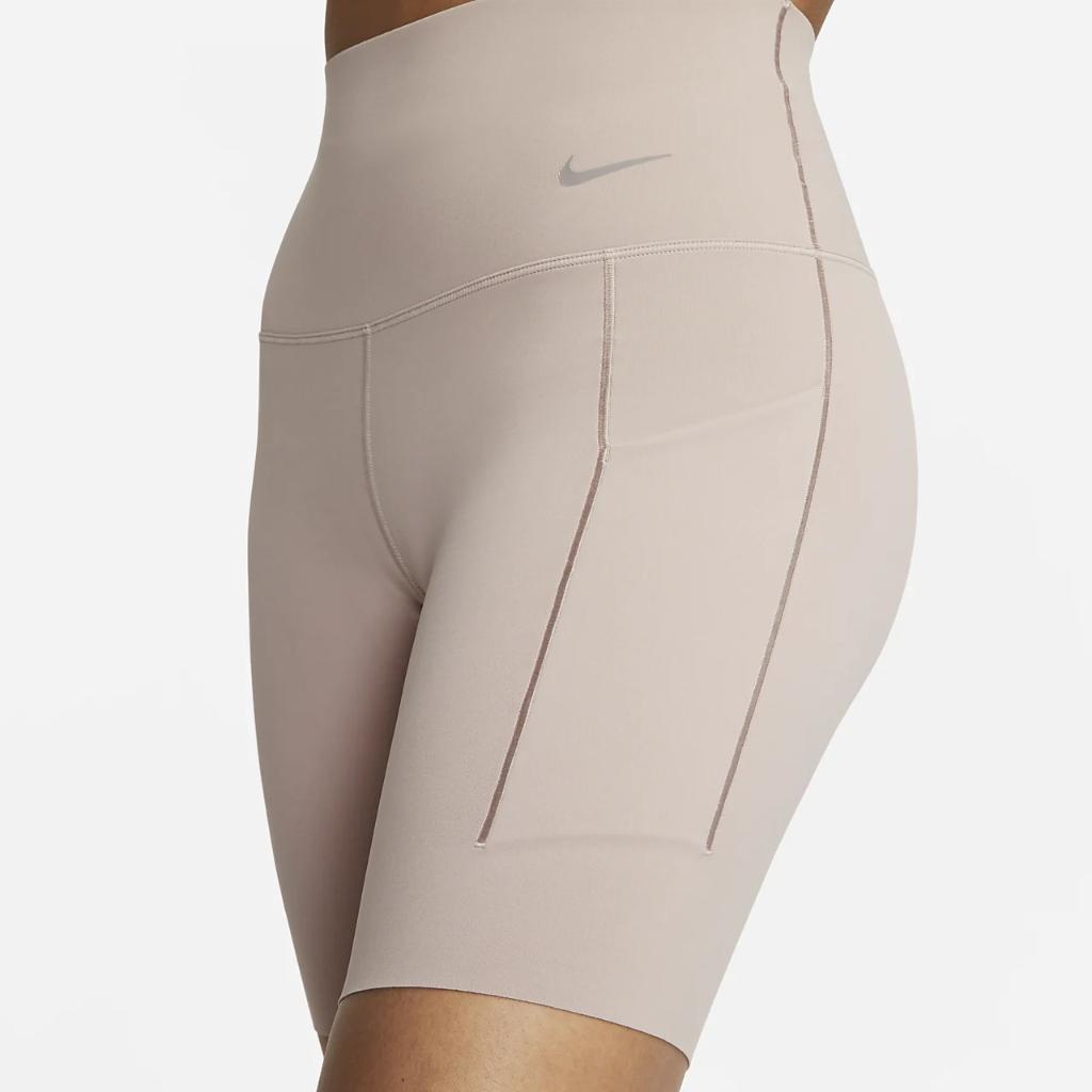 Nike Universa Women&#039;s Medium-Support High-Waisted 8&quot; Biker Shorts with Pockets DQ5994-272