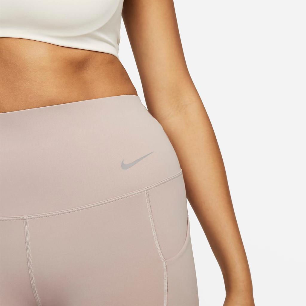 Nike Universa Women&#039;s Medium-Support High-Waisted 8&quot; Biker Shorts with Pockets DQ5994-272