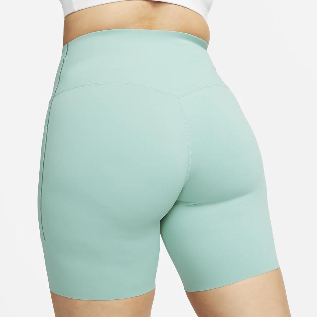 Nike Universa Women&#039;s Medium-Support High-Waisted 8&quot; Biker Shorts with Pockets DQ5994-309