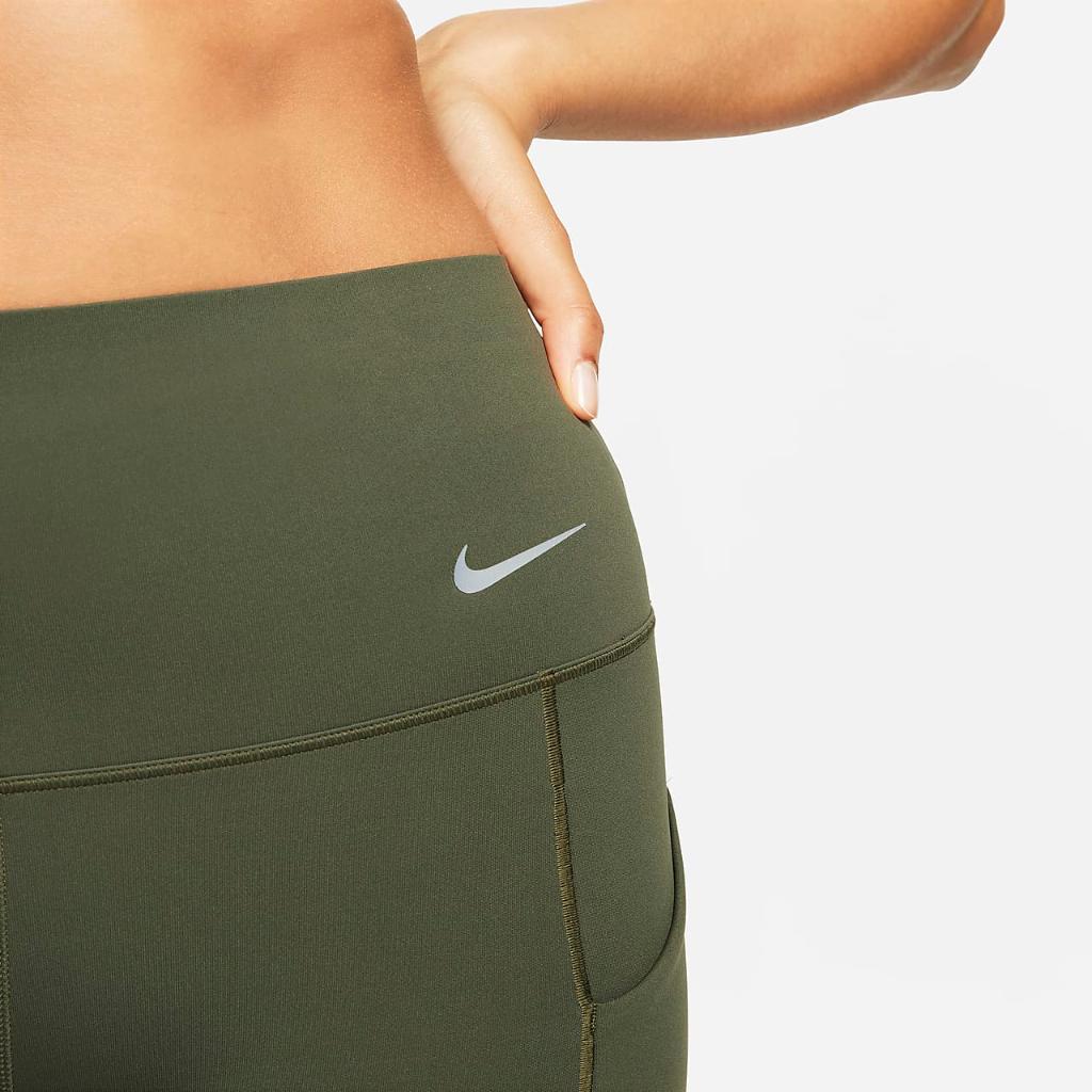 Nike Universa Women&#039;s Medium-Support High-Waisted 8&quot; Biker Shorts with Pockets DQ5994-325
