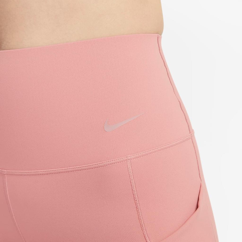 Nike Universa Women&#039;s Medium-Support High-Waisted 8&quot; Biker Shorts with Pockets DQ5994-618