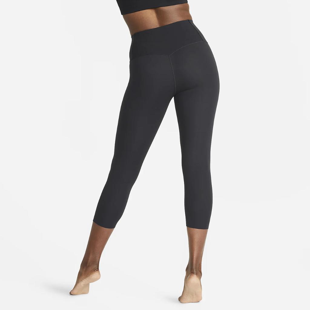 Nike Zenvy Women&#039;s Gentle-Support High-Waisted Cropped Leggings DQ6023-010