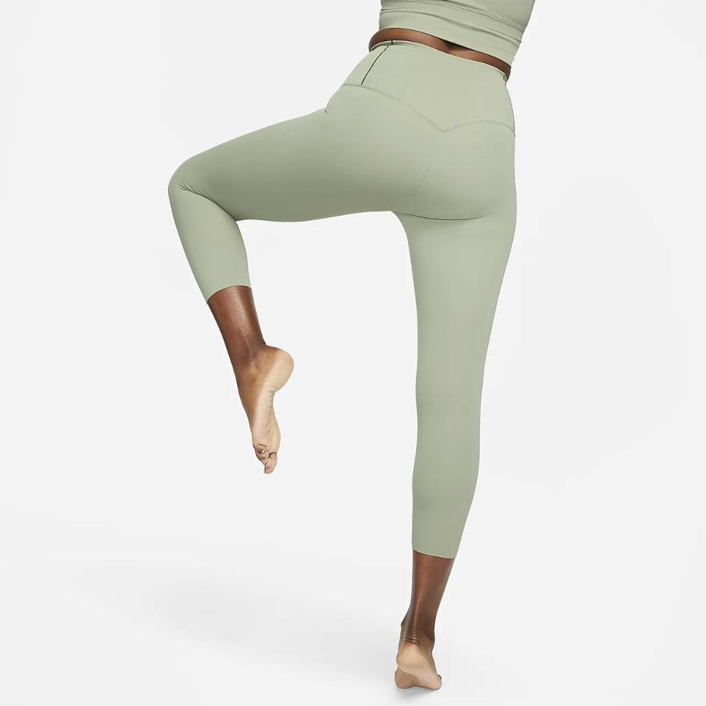 Nike Zenvy Women&#039;s Gentle-Support High-Waisted Cropped Leggings DQ6023-386